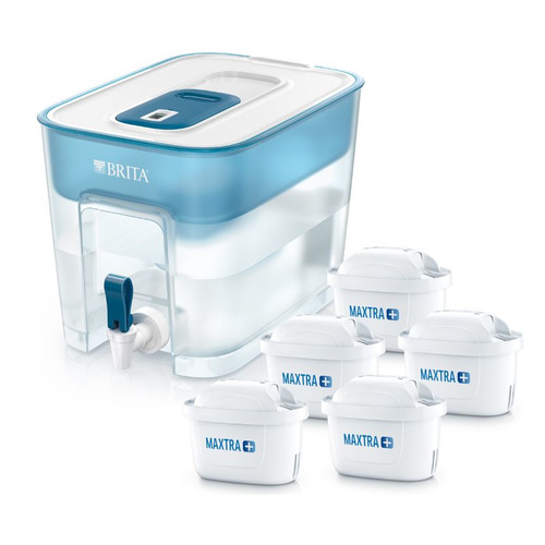 фото Фильтр для воды brita flow mx+ memo, синий, 5 картриджей в комплекте, 8.2л