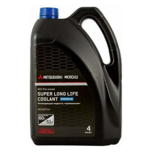 фото Антифриз mitsubishi super long life coolant premium синий 4л (mz320712)