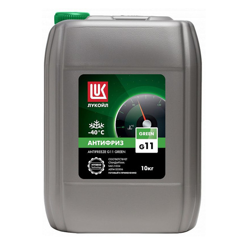 фото Антифриз lukoil g11 g11 зеленый 10кг (227384)