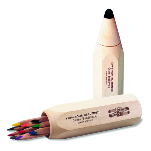 

Карандаши Koh-i-Noor 7004 7004010001DD, трехгранный, 10 цв., коробка деревянная, 7004