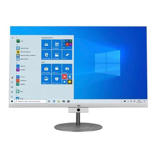 

Моноблок iRU Office J2333, 23.8", AMD Ryzen 3 3200GE, 4ГБ, 120ГБ SSD, AMD Radeon Vega 8, Windows 10 Home, белый [1535318], J2333