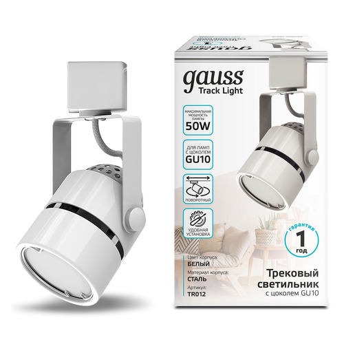 

Система трековая Gauss TR012 50Вт белый, TR012