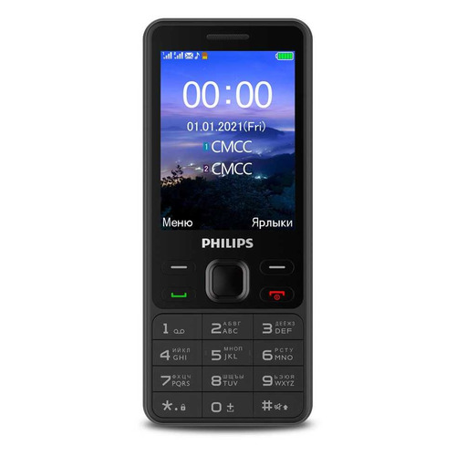 

Сотовый телефон Philips Xenium E185, черный, E185