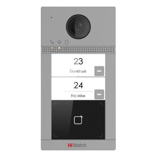 

Видеопанель HIWATCH VDP-D4212W, накладная, серебристый, VDP-D4212W