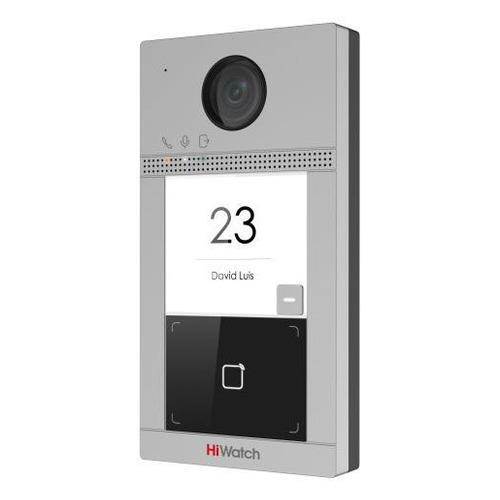 

Видеопанель HIWATCH VDP-D4211W/Flush, накладная, серебристый, VDP-D4211W/Flush