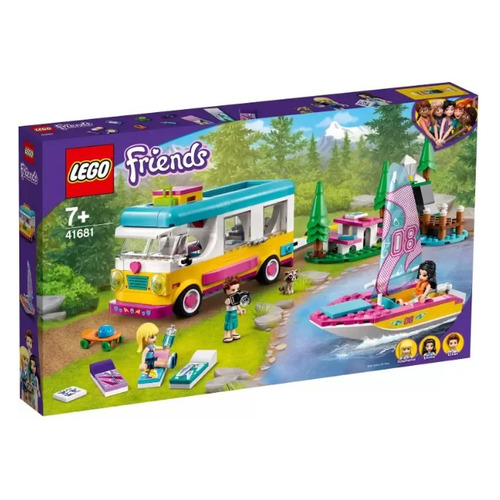 фото Конструктор lego friends лесной дом на колесах и парусная лодка, 41681