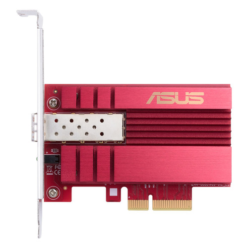 

Сетевой адаптер 10G Etherrnet ASUS XG-C100F PCI Express x4, Красный, XG-C100F