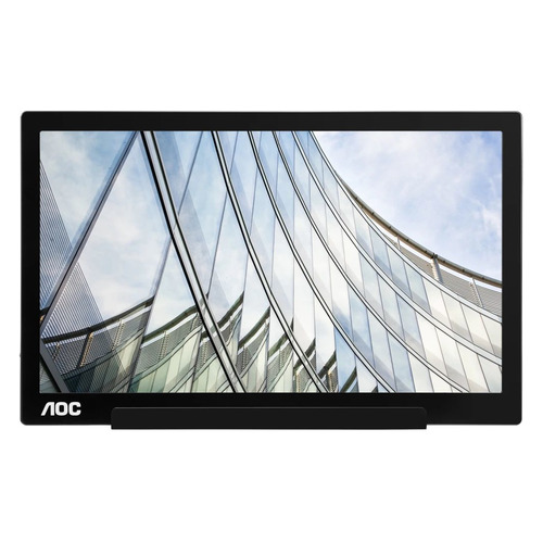 фото Монитор aoc style i1601fwux 15.6", черный и серебристый/черный