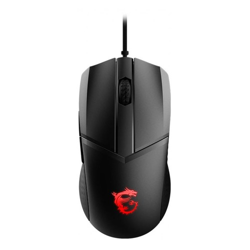 

Мышь MSI Clutch GM41, игровая, оптическая, проводная, USB, черный и красный [s12-0401910-c54], Clutch GM41