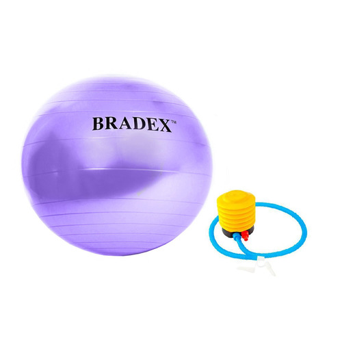

Фитбол Bradex Фитбол-65 ф.:круглый d=65см фиолетовый (SF 0718), Фитбол-65