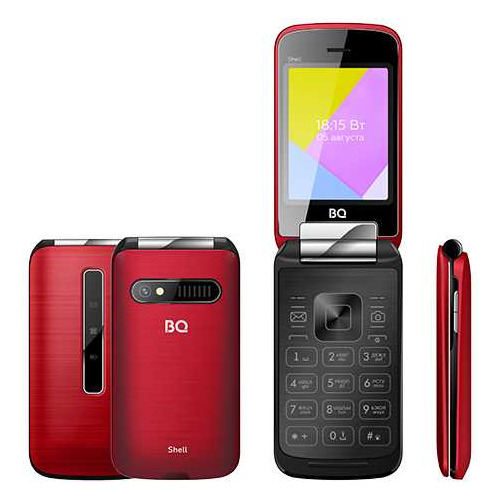 

Сотовый телефон BQ Shell 2816, красный, 2816