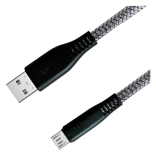 фото Кабель gal 2636, micro usb (m) - usb (m), 1м, серебристый