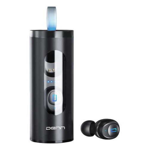 

Гарнитура DENN TWS One Black DTS-01B, Bluetooth, вкладыши, черный, TWS One Black DTS-01B