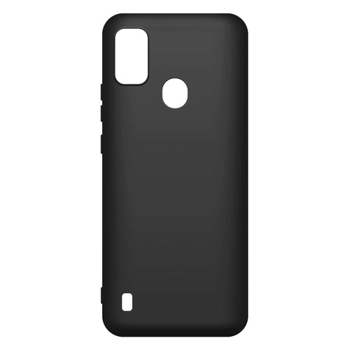 фото Чехол (клип-кейс) borasco silicone case, для zte blade a51, черный (матовый) [40270]