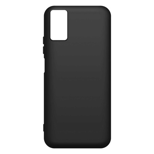 фото Чехол (клип-кейс) borasco silicone case, для zte blade a71, черный (матовый) [40272]