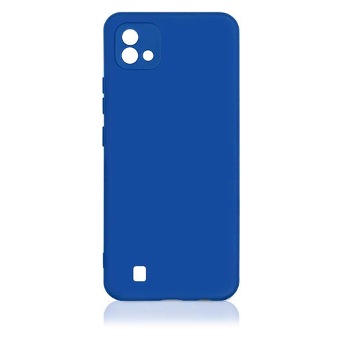 фото Чехол (клип-кейс) df rmoriginal-10, для realme c20/c11 (2021), синий [df rmoriginal-10 (blue)]