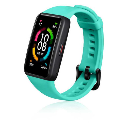 

Ремешок DF hwClassicband-04 для Honor Band 6 бирюзовый (DF HWCLASSICBAND-04), hwClassicband-04