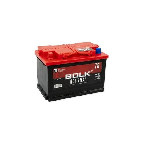 

Аккумулятор автомобильный BOLK AB 751 75Ач 600A, AB 751
