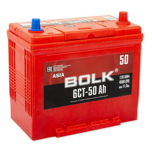 

Аккумулятор автомобильный BOLK ABJ 501 50Ач 450A, ABJ 501