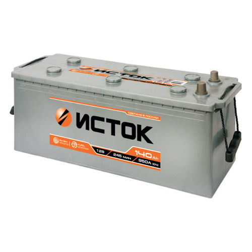 

Аккумулятор для грузового автомобиля ИСТОК 6CT-140.4N 140Ач 900A, 6CT-140.4N