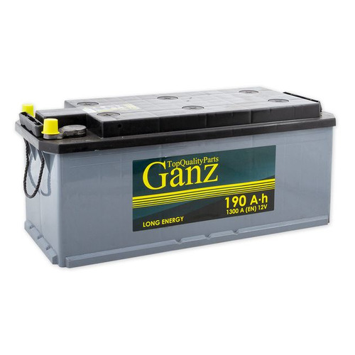 

Аккумулятор для грузового автомобиля GANZ 190-3-L-B 190Ач 1300A, 190-3-L-B