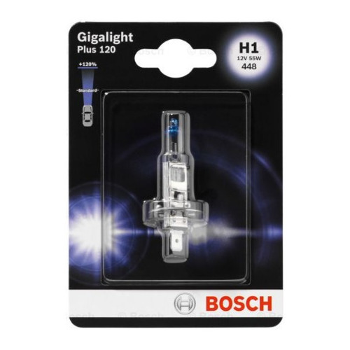 фото Лампа автомобильная галогенная bosch 1987301108, h1, 12в, 1шт