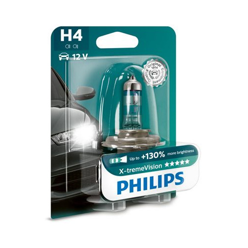 фото Лампа автомобильная галогенная philips 12342xvb1, h4, 12в, 1шт