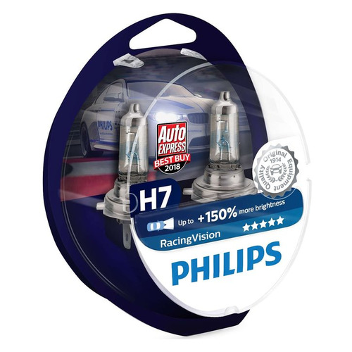 фото Лампа автомобильная галогенная philips 12972 rvs2, h7, 12в, 2шт