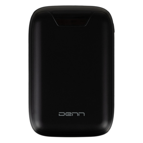 

Внешний аккумулятор (Power Bank) DENN DPB10002, 10000мAч, черный, DPB10002