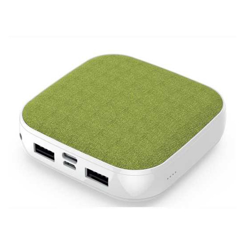 

Внешний аккумулятор (Power Bank) DENN DPB10003, 10000мAч, зеленый [dpb10003 green], DPB10003