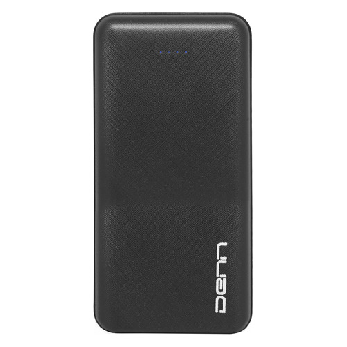 

Внешний аккумулятор (Power Bank) DENN DPB20000, 20000мAч, черный, DPB20000