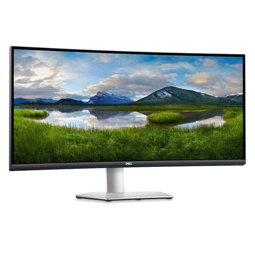 фото Монитор dell ultrawide s3422dw 34", черный и серебристый [3422-9459]