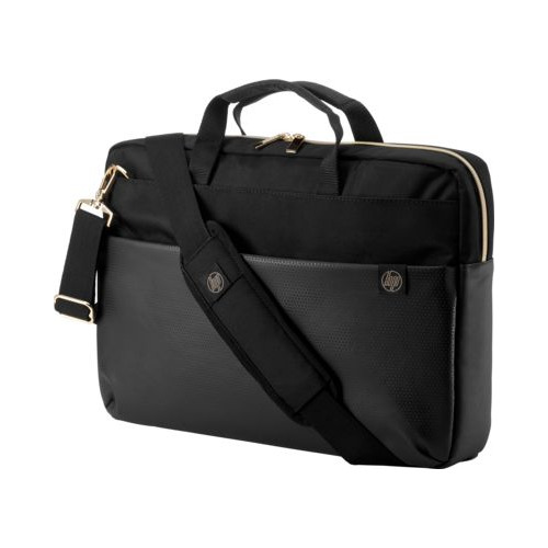 

Портфель 15.6" HP Duotone Briefcase, черный/золотистый [4qf94aa], Duotone Briefcase