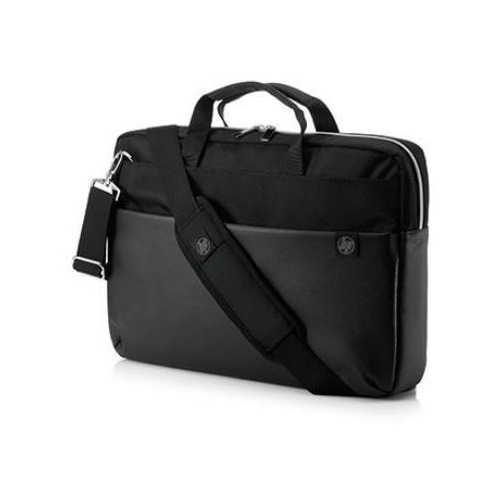 

Портфель 15.6" HP Duotone Briefcase, черный/серебристый [4qf95aa], Duotone Briefcase