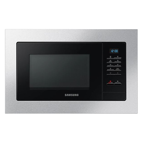 фото Микроволновая печь samsung ms20a7013at/bw 20л. 850вт нержавеющая сталь/черный (встраиваемая)