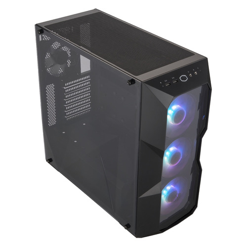 

Корпус ATX COOLER MASTER MasterBox TD500, Midi-Tower, без БП, черный [mcb-d500d-kann-s01], MasterBox TD500
