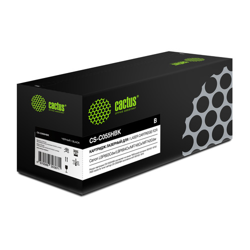 

Картридж Cactus CS-C055HBK, черный / CS-C055HBK, CS-C055HBK