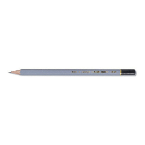 

Карандаш Koh-i-Noor 1860 186005B00104, шестигранный, дерево, коробка с европодвесом 12 шт./кор., 1860