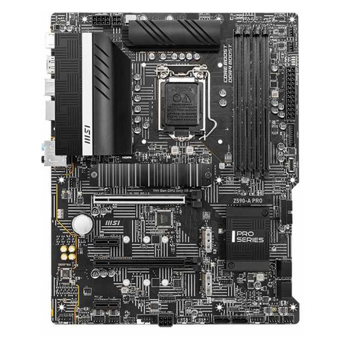 

Материнская плата MSI Z590-A PRO, LGA 1200, Intel Z590, ATX, Ret, Z590-A PRO