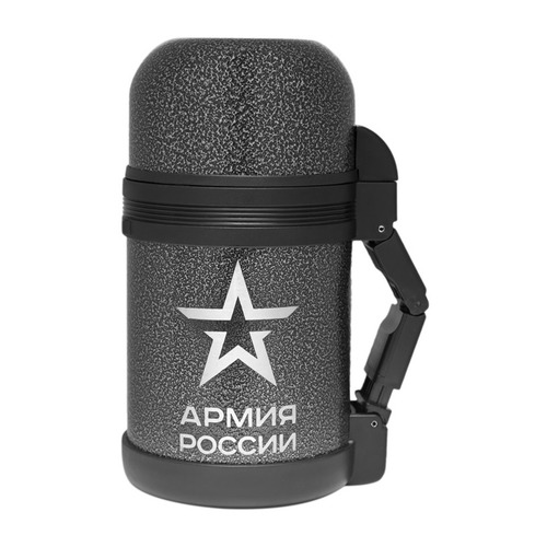 фото Термос thermos армейский, 0.8л, серый