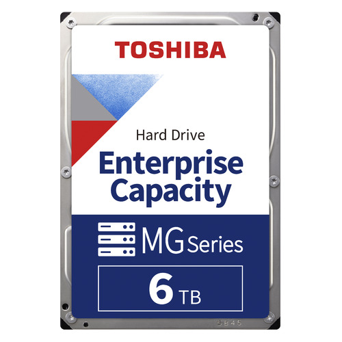 

Жесткий диск Toshiba Enterprise Capacity MG08ADA600E, 6ТБ, HDD, SATA III, 3.5", MG08ADA600E