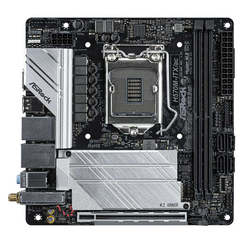 

Материнская плата ASROCK H570M-ITX/AC, LGA 1200, Intel H570, mini-ITX, Ret, H570M-ITX/AC