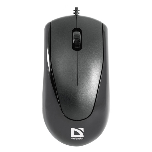 

Мышь Defender MB-150, оптическая, проводная, PS/2,, черный [52150], MB-150