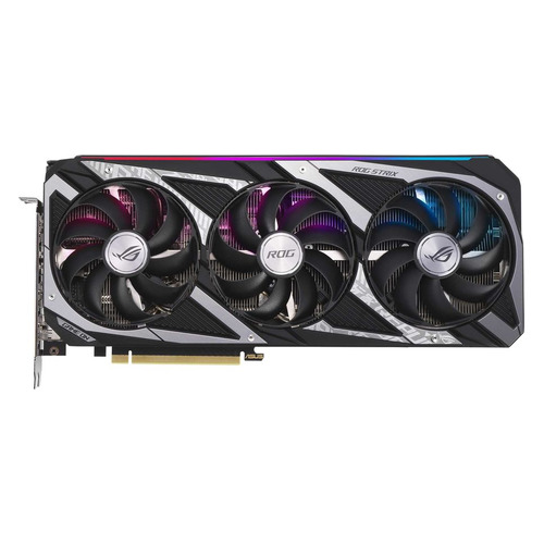 фото Видеокарта asus nvidia geforce rtx 3060 , rog-strix-rtx3060-o12g-v2-gaming lhr, 12гб, gddr6, oc, lhr, ret