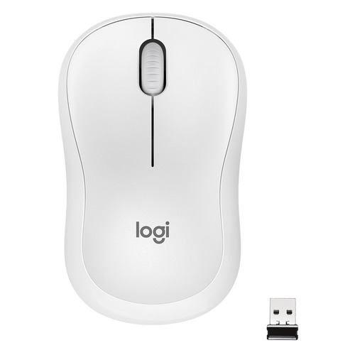 фото Мышь logitech silent m220-offwhite, оптическая, беспроводная, usb, белый [910-006128]