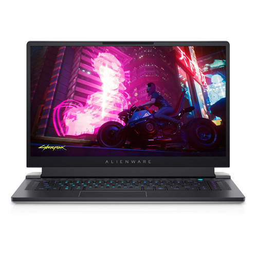 фото Ноутбук alienware x15 r1, 15.6", intel core i9 11900h 2.5ггц, 32гб, 1тб ssd, nvidia geforce rtx 3080 для ноутбуков - 8192 мб, windows 10, x15-9994, серебристый