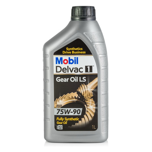 фото Масло трансмиссионное delvac 1 gear oil ls, синтетическое, 1л, мкпп [153469] mobil