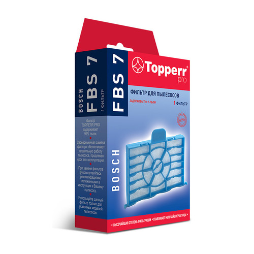 фото Предмоторный фильтр topperr fbs7, для пылесосов bosch