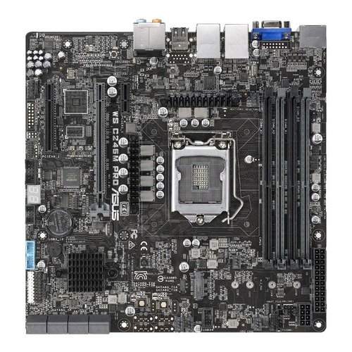 

Серверная материнская плата ASUS WS C246M PRO/SE, Ret [90sw00f0-m0eay0], WS C246M PRO/SE