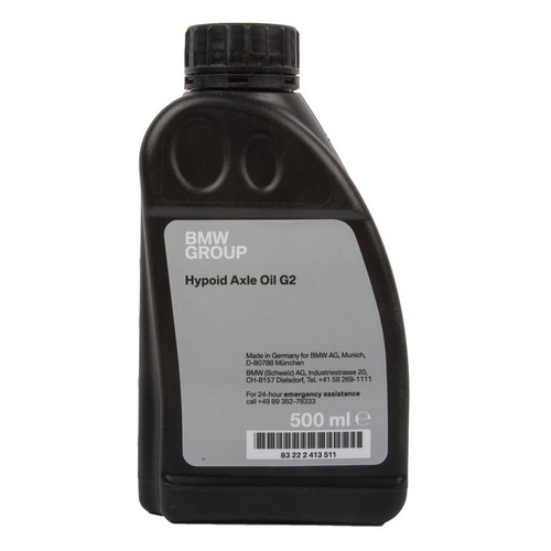 фото Масло трансмиссионное синтетическое bmw hypoid axle oil g2, 0.5л [83 22 2 413 511]